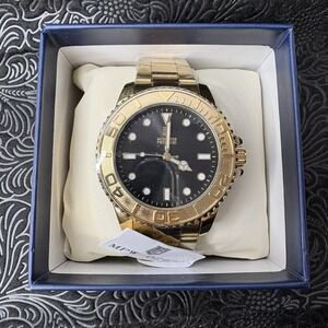Invicta‎ Montres Prestige Men's Gold/Black Watch 43mm MPW-0263 New In Box